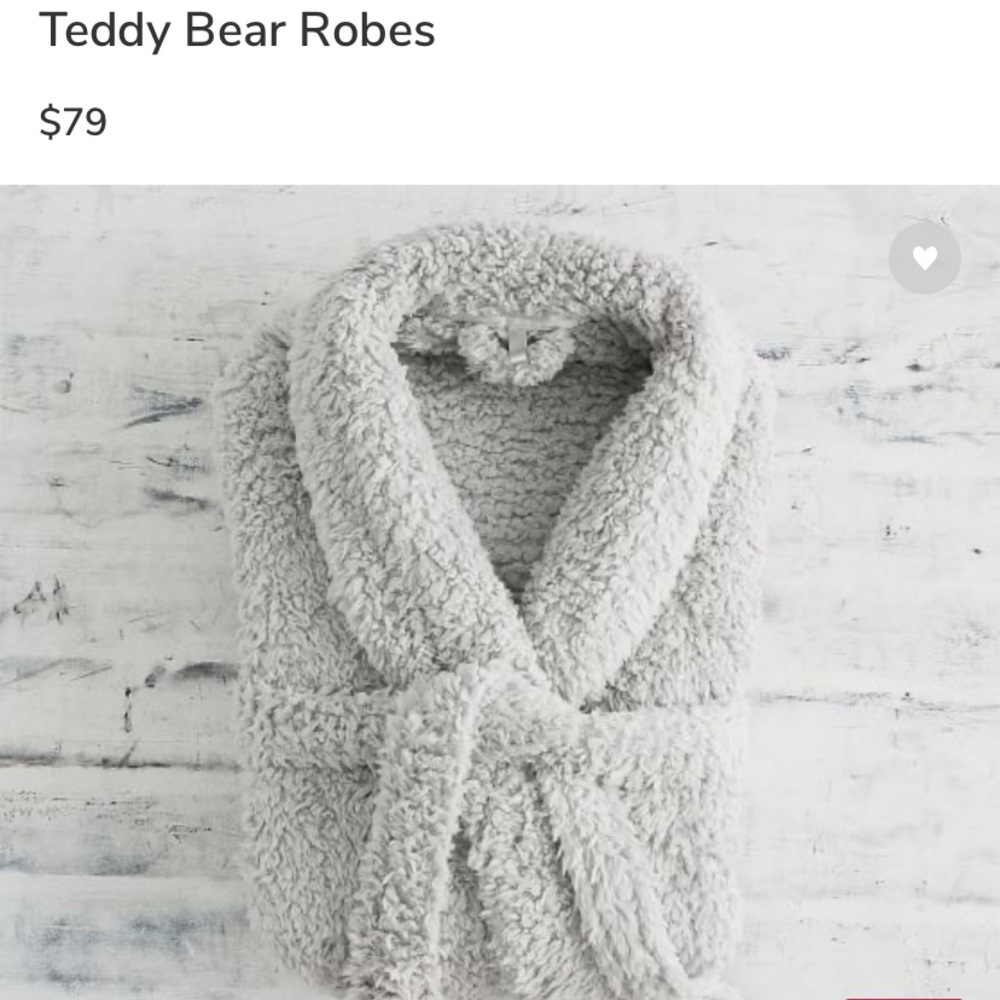 COPY - Pottery Barn Teddy Bear Robe